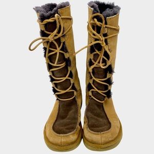UGG Whitley Uptown Moccasin Lace-Up Mid-Calf Boots